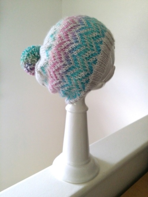 [ rainbow sherbet hat by gingerhaole on etsy ]I swore Lion brand yarn was garbage, but they got me w