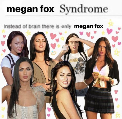 luxurysluttt:megan fox syndrome