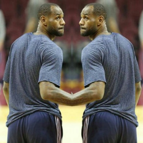 lamarworld:  Lebron James booty 