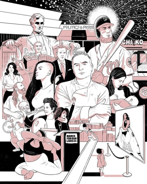 So excited to share this full page illustration for Washingtonian’s Best of DC issue. Among others, 