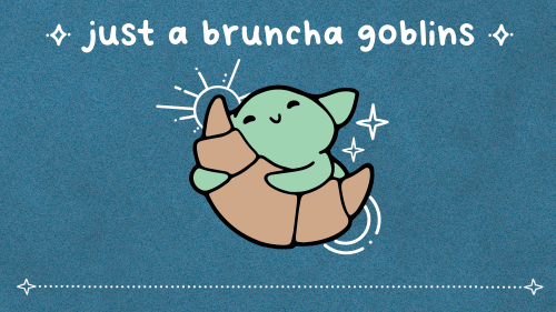 My just a bruncha goblins enamel pin Kickstarter launches August 11th at 9 am est! There are 24 hr e