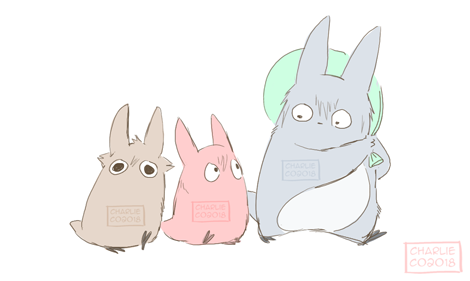 chachacharlieco: Mini Trio Totoros.Destiny | SeaSalt | WayFinderBONUS: Lost Trio
