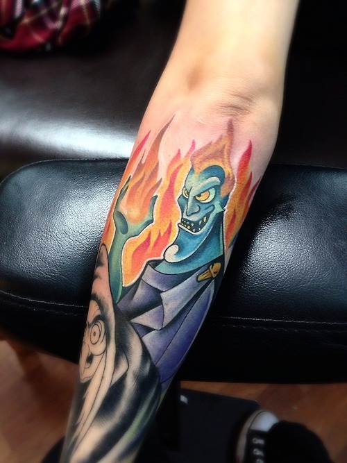Disney villain sleeve by Julia  Divine Ink Tattoos  Facebook
