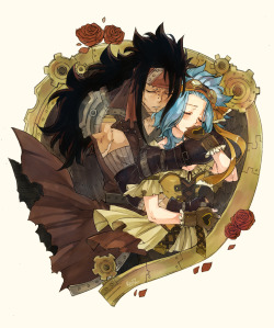 rboz:  Steampunk Gajevy, a gift for my dear @amaranth121. This is inspired by her story Gold &amp; Iron ♥