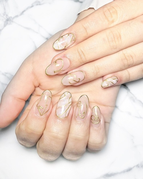 Nail art inspired by Christiane Spangsberg@cegenailbar