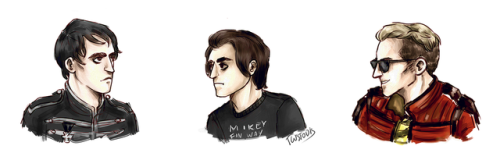 tcustodisart: It’s been three years since I made my Evolution of Mikey Way fanart for his birthday. 