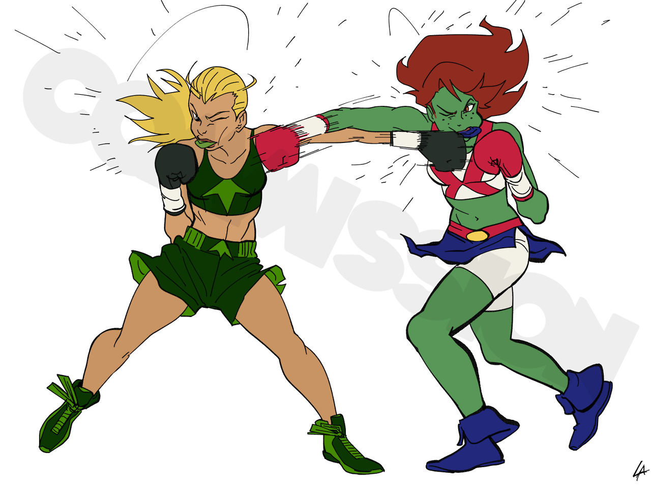 liefeldianabomination:  Flat Color Sketch Commission Set :Super Heroines  Black Canary/Molly