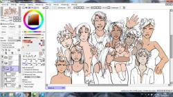 Omg, Too Much People, I&Amp;Rsquo;M Dying With Colouring Tot They Are All New Ocs