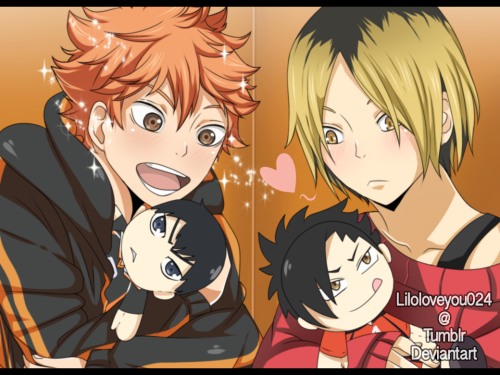 liloloveyou024:   Hinata: Uwoooo! You got one of Kuroo too huh? It looks exactly like the original www ! Kenma: *inwardly squeeing*  I just love HQ Plushies so much ^w^~                 Speedpaint: (x) 