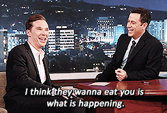 Benedict Cumberbatch On Jimmy Kimmel(December 4, 2013).