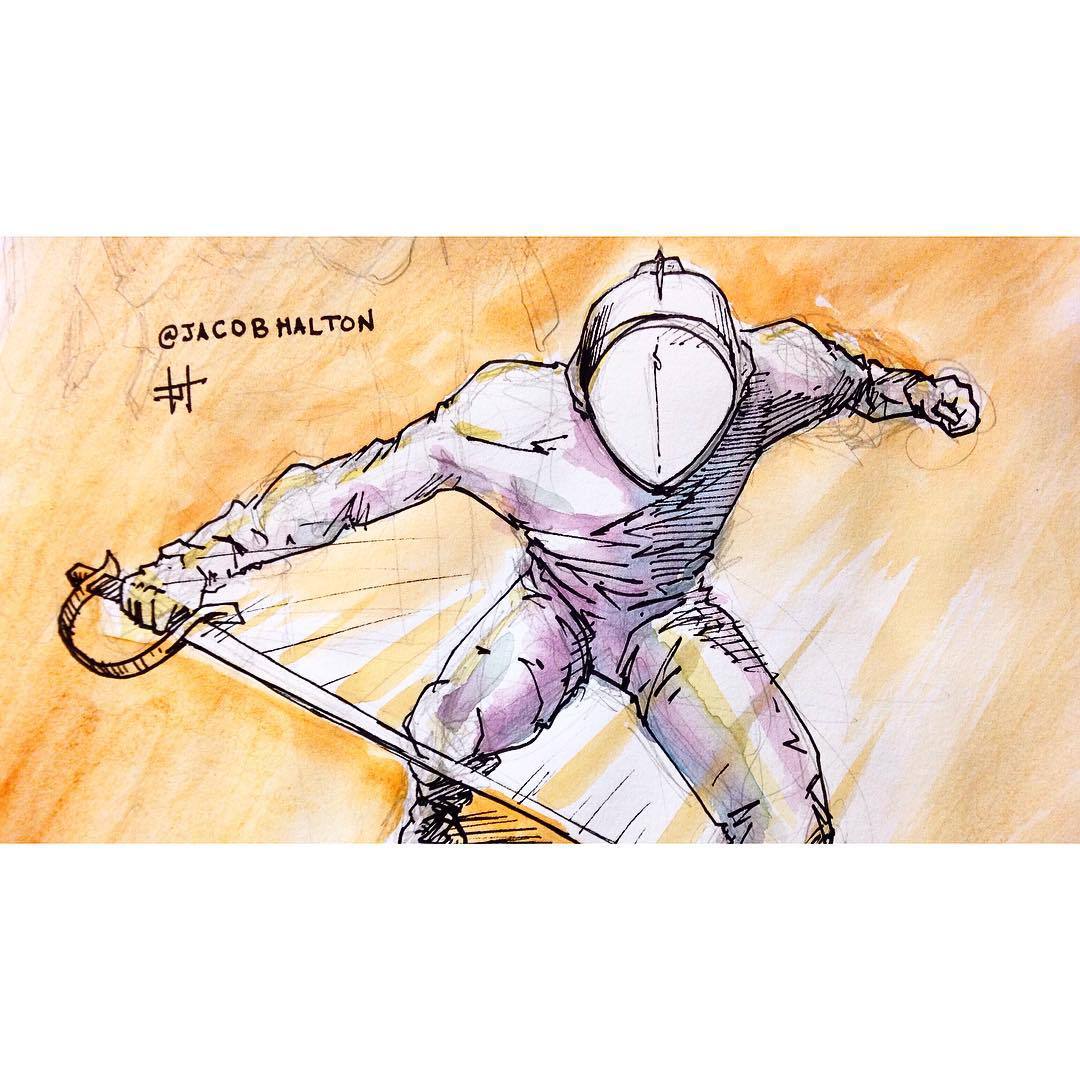 Show Tell Fencing Comic Manga 漫画 Makingcomics