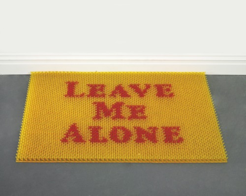 christiesauctions:Do Ho Suh (b. 1962)Doormat: Leave Me AloneFirst Open/NYC