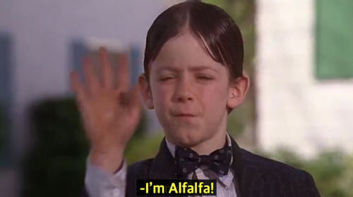 slim–pickins: that smug lil A-hole Waldo from little rascals alfalfa does himself no favors 