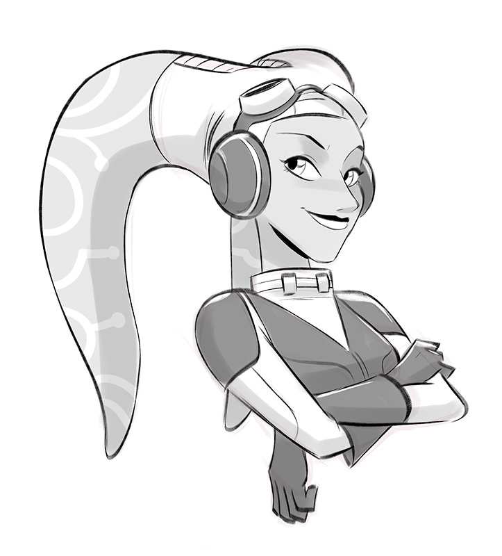 chillguydraws:   brokenlynx21:  Had to draw Captain Hera Syndulla too!  Thank you!