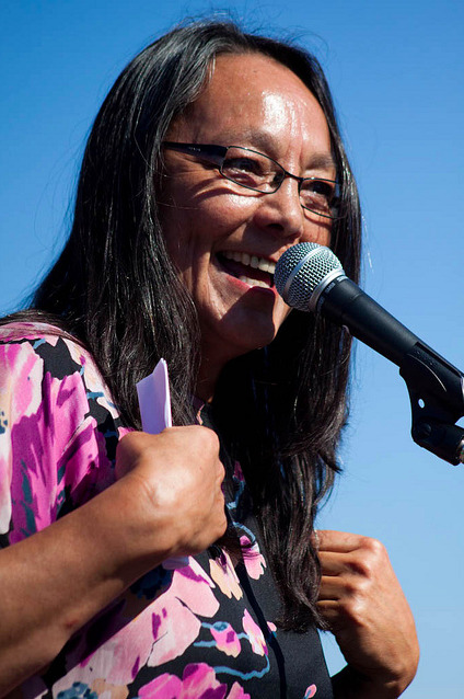 resistkxl:Native Women: Leading the Fight Against the Tar Sands Faith Spotted Eagle, Ihanktonwan Dak