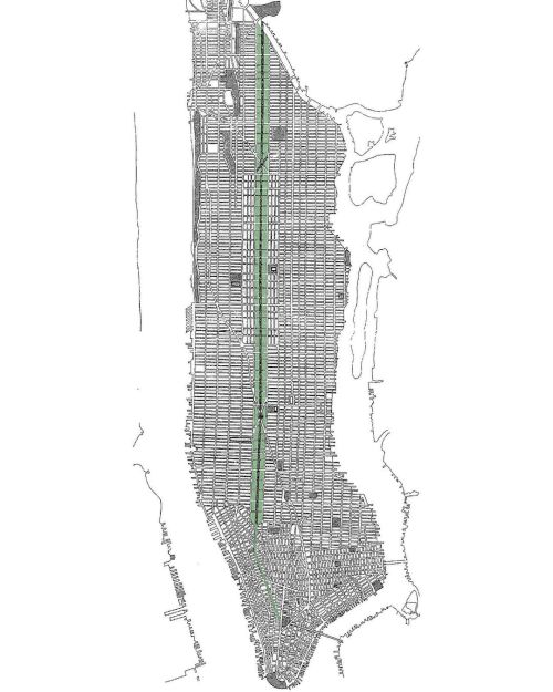 #MapMondays! Ernerst Flagg’s 1904 proposal to sell off Central Park and built a grand parkway 