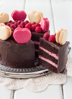 lets-just-eat:  chocolate raspberry layer