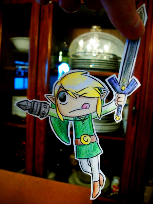 iheartnintendomucho:Nintendo Paper Cutouts by PrettyArtistIf I made the rules at Big N, every Ninten