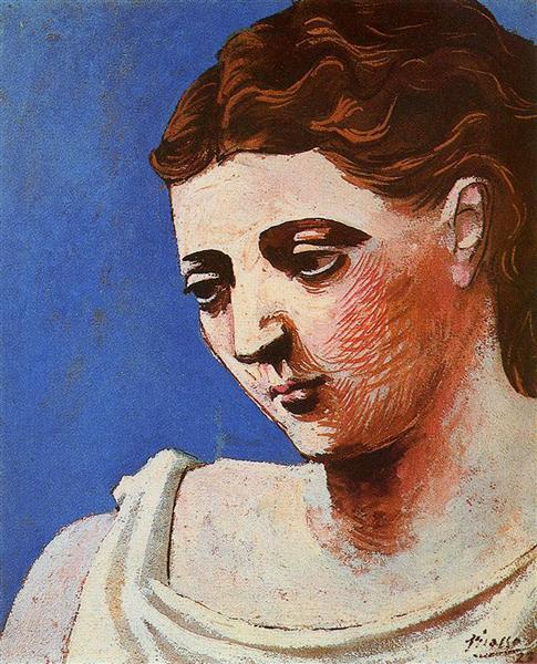 pablopicasso-art:  Head Of A Woman 1923  Pablo Picasso