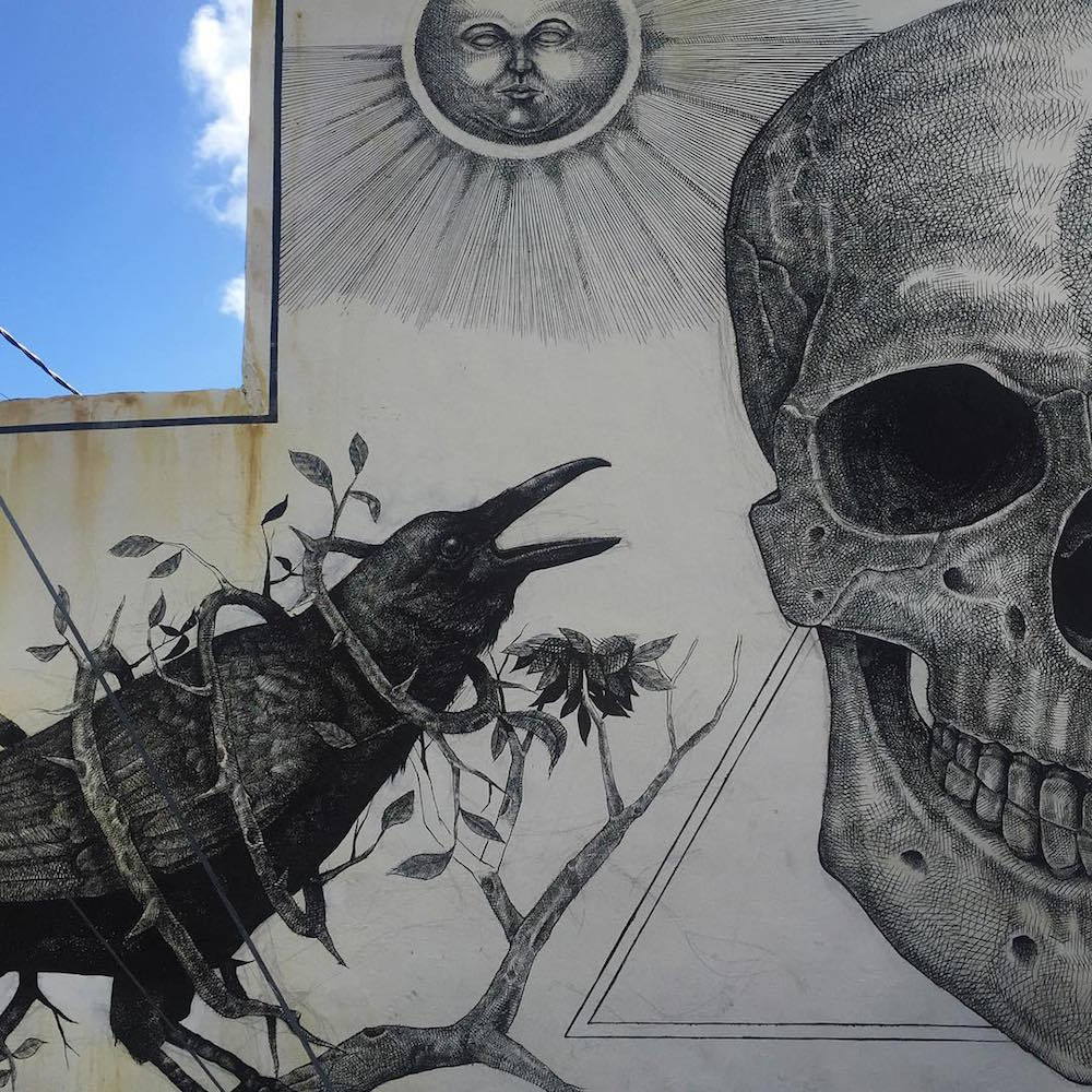 culturenlifestyle:Majestic &amp; Surreal Hybrid Animal Street Art by Alexis Diaz