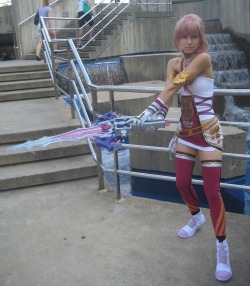 jointhecosplaynation:  She might have had only a limited role in Final Fantasy 13 but SojihKazutaka has done a magnificent job here in recreating Serah’s appearance in Final Fantasy 13-2 and shows that she’s ready for action! If you like her cosplay
