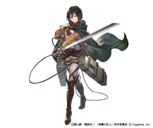 snkmerchandise: News: SnK x Granblue Fantasy Collaboration Original Release Date: TBDRetail Price: N/A Cygames’ mobile & web RPG Granblue Fantasy will feature a SnK collaboration in the upcoming weeks! The official GF twitter previewed the silhouette