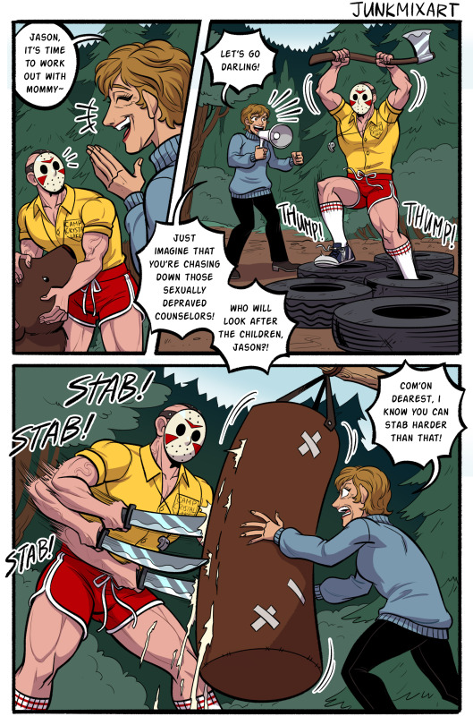 Camp Counselor Jason’s Work Out Routine!