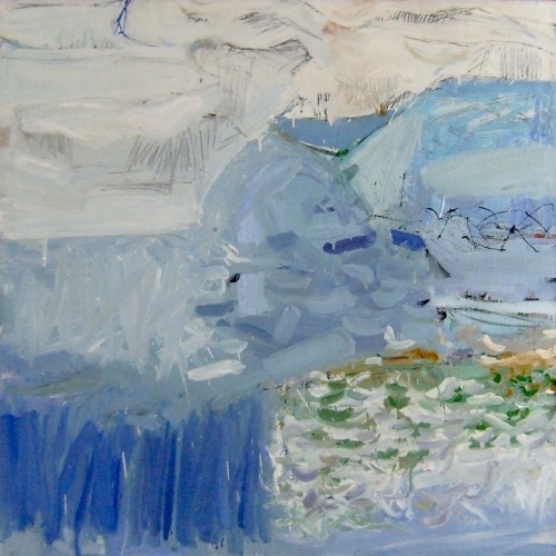huariqueje:  Northern Sea Coast   -  Paul Wonner, 1954 American, 1920-2008  Oil on canvas 50"x 