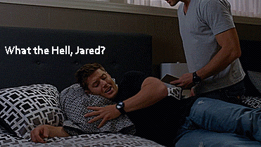 coldhands-warmpsychosis:   This has to be one of the best things ever.  Jensen was really asleep when they filmed this, and you can completely read what’s going through his mind. It’s like:         