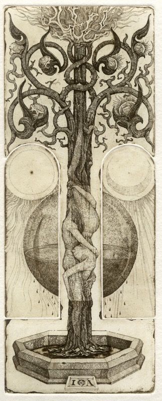 gnostic-pinup: Die Liebenden from  the Iona Tarot  