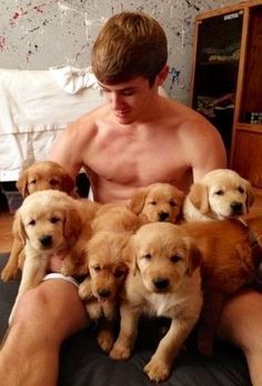 genesis950:  Hot guys & cute dogs   Muscle adult photos