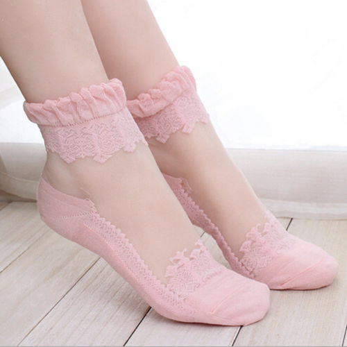 bombisbomb:  Transparent Lace Socks ũ.79 