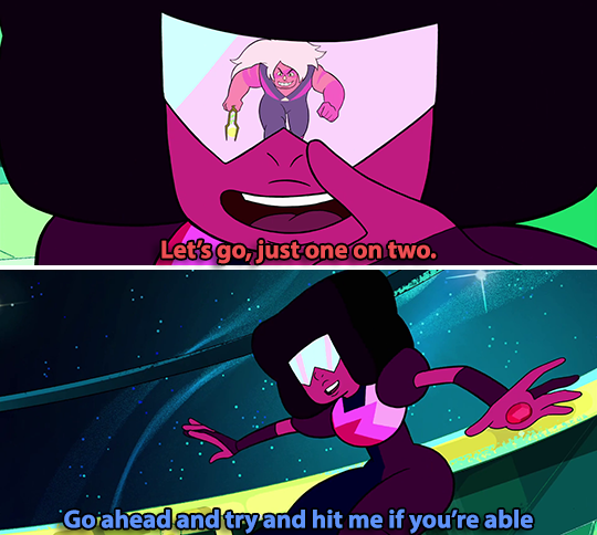 can you tell who is control with garnet?