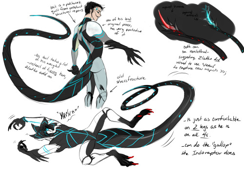 my gf and i designed a monster!Nines &gt;) he’s basically an au where he escaped CyberLife only to e