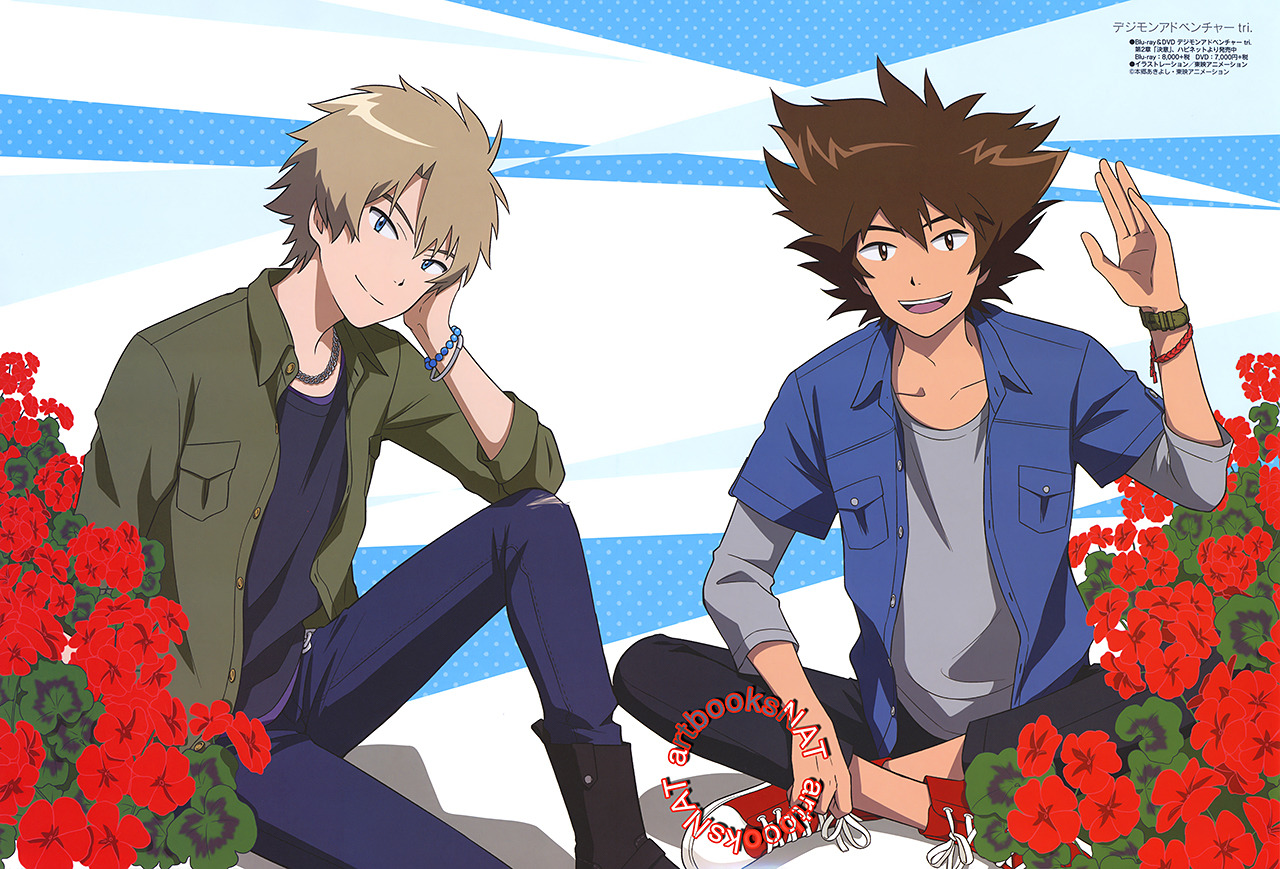 Digimon tri. Saikai Taichi Yagami y Yamato Ishida  Digimon adventure tri,  Digimon digital monsters, Digimon adventure