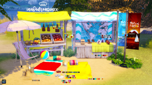 Artisans Set. HQ preview
• Base Game (Except Yoga Mat Towel version)
• Custom Thumbnails.
• Mesh / mesh edits by me.
• Market tent, Stands & food decor edited versions of Cinderellimouse’s TSM conversions. Check originals & more objects from that set...