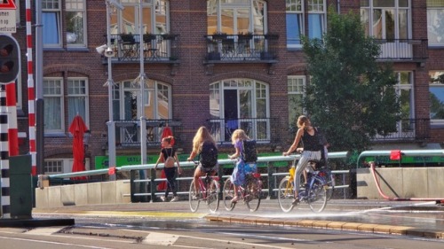 amsterdamstroller: Most bridges in Amsterdam that actively open and close are cooled to prevent jamm