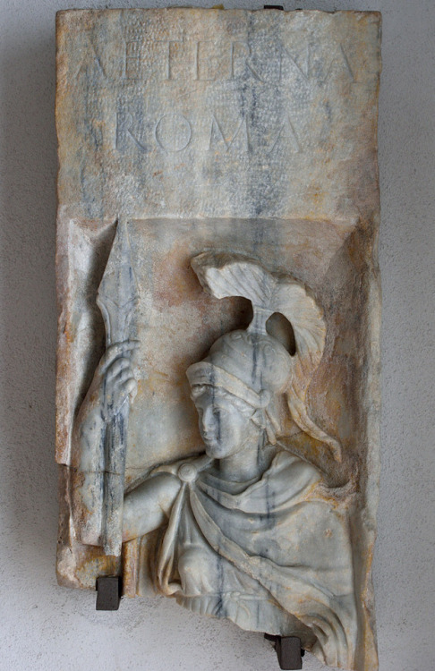 theancientwayoflife:~ Relief “Aeterna Roma”.Date: A.D. Mid-2nd centuryMedium: MarbleProvenance: Baia