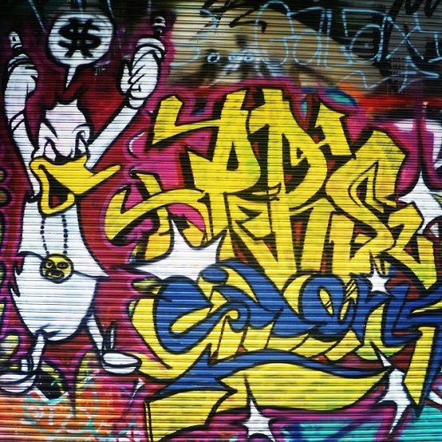 Donald Duck Street Art #laneways #tourists #melbourne #travel #graffiti #gallery