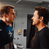 oncomiingstorm:   « I… Look, I’m not the crying kind, Steve. I didn’t cry at my own father’s funeral. But right then and there I realized that in this crazy business we’re in, there’s no one I’d miss more than you.»  — Tony Stark