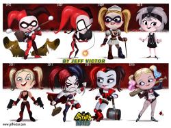 batmannotes:    The Evolution of Harley Quinn 
