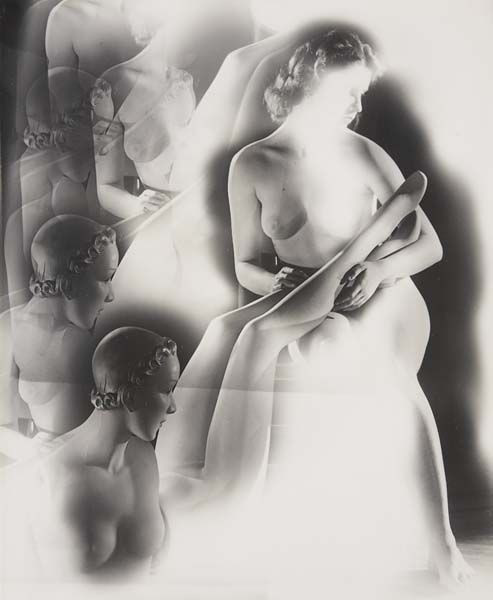 Paul Heismann. Female nude montage, early 1930s.