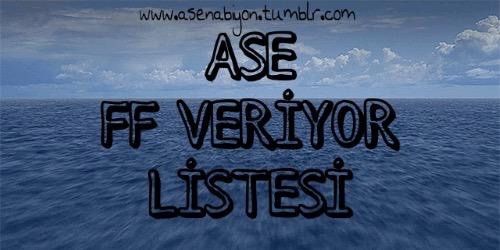 asenabiyon:   Sonunda üşeniyorum dediğim o kocaman ff listesini hazırladım açıkçası
