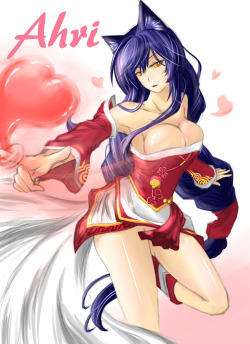 league-of-legends-sexy-girls:  Ahri 