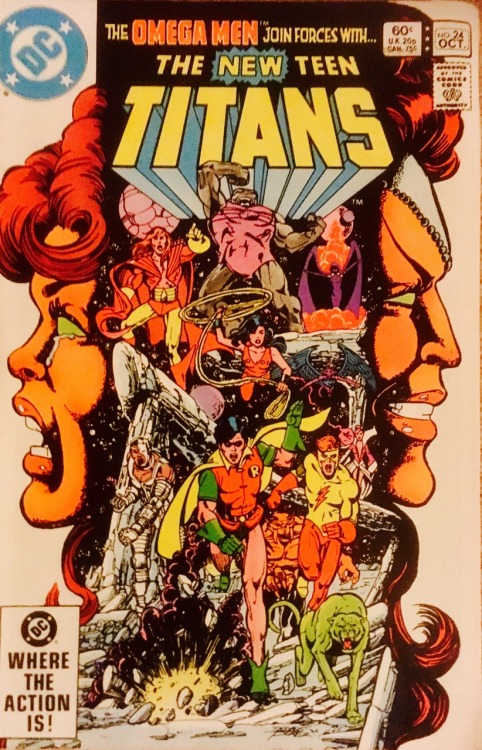 pat1dee: New Teen Titans #24 October 1982 Cover and internal art by George Perez