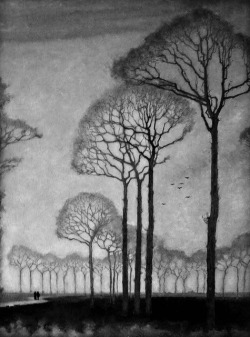 undying-orchid:  Row of Trees (1915) by Jan