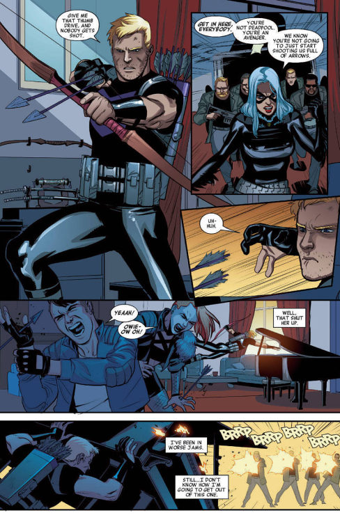 Preview for Hawkeye vs. Deadpool #04 by Gerry Duggan, Matteo Lolli and Jacopo Camagni • It's been a 