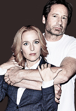 i-heart-scully:  Gillian Anderson and David Duchovny in Entertainment Weekly  