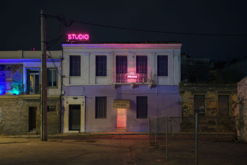 Diego Mayon (Italian, b. Italy, based Milan) - Athens Studio series, 2016-2017. Prostitution is lega