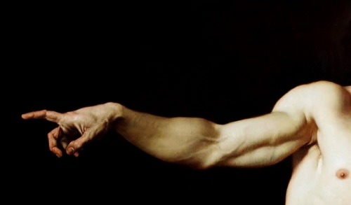 hadrian6:Detail : Saint John. 2019. Roberto Ferri. Italian b. 1978. oil tempera on canvas. http://hadrian6.tumblr.com
